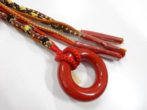 未使用品　正絹　振袖用　手組帯締め